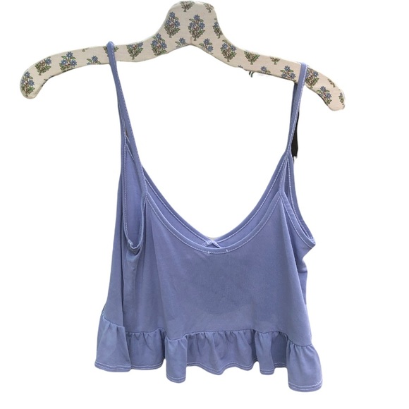 Periwinkle colored Urban Outfitters crop top - Picture 2 of 3